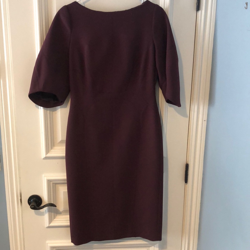 Karen Millen Maroon Midi Dress